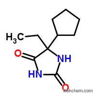 Molecular Structure of 6969-84-2 (5-Cyclopentyl-5-ethyl-imidazolidine-2,4-dione)